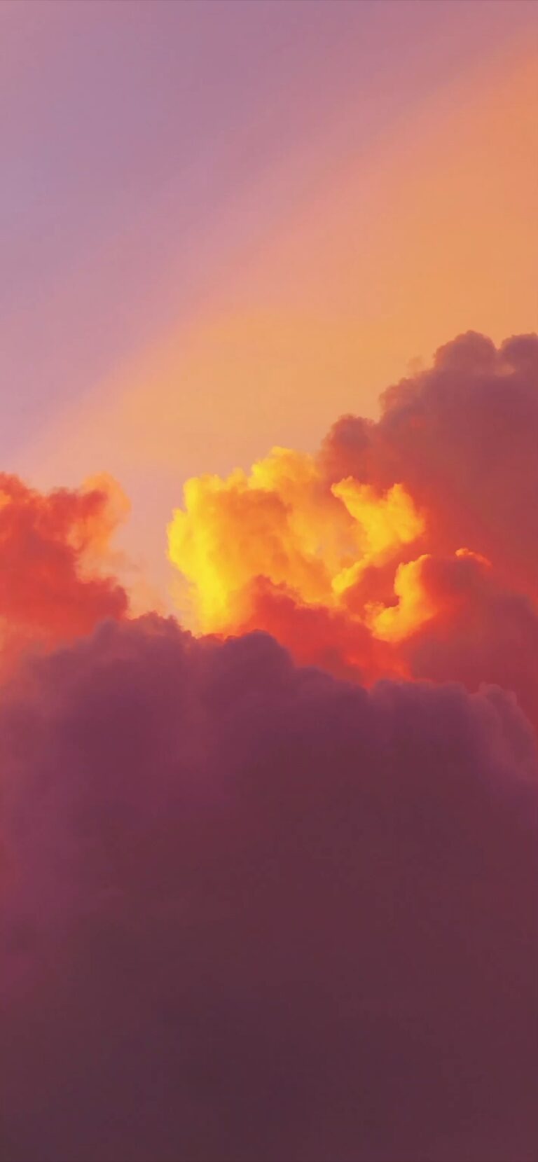 Default wallpaper of Clouds at Sunset | LIVE Wallpaper