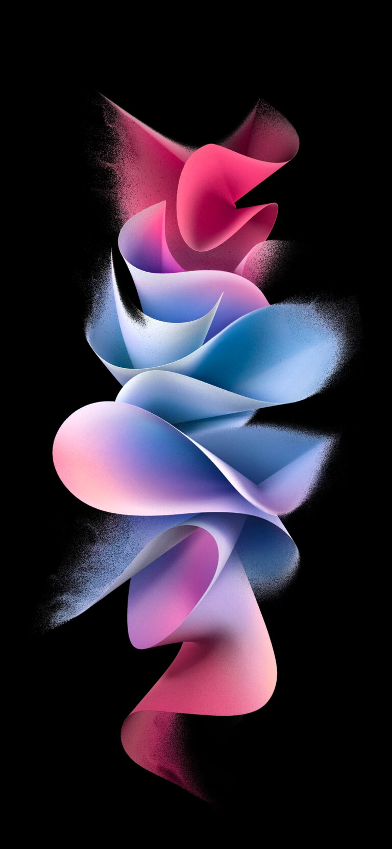 Default wallpaper of Samsung Galaxy Z Flip 3 – Rose & Blue