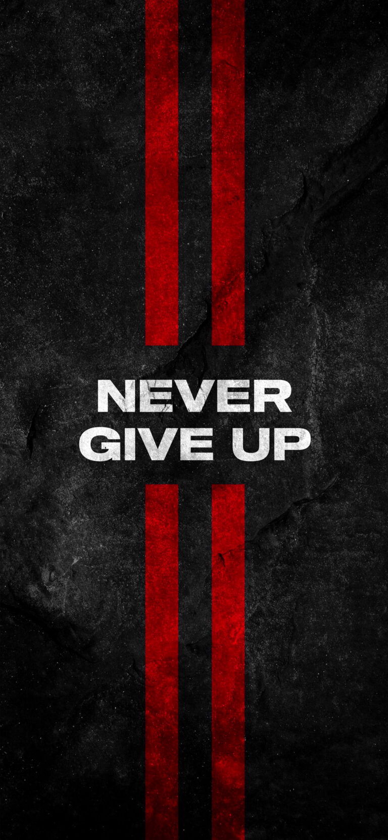 Default wallpaper of Never Give Up | Motivational Wallpaper