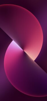 iPhone 13 Official Stock Wallpaper Twist (Pink) – Dark - Wallpapers Central