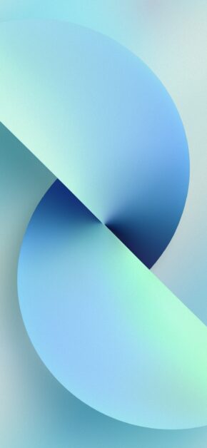 iPhone 13 Official Stock Wallpaper Twist (Starlight) – Light