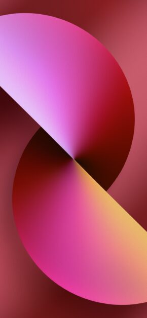 iPhone 13 Official Stock Wallpaper Twist (Red) – Light