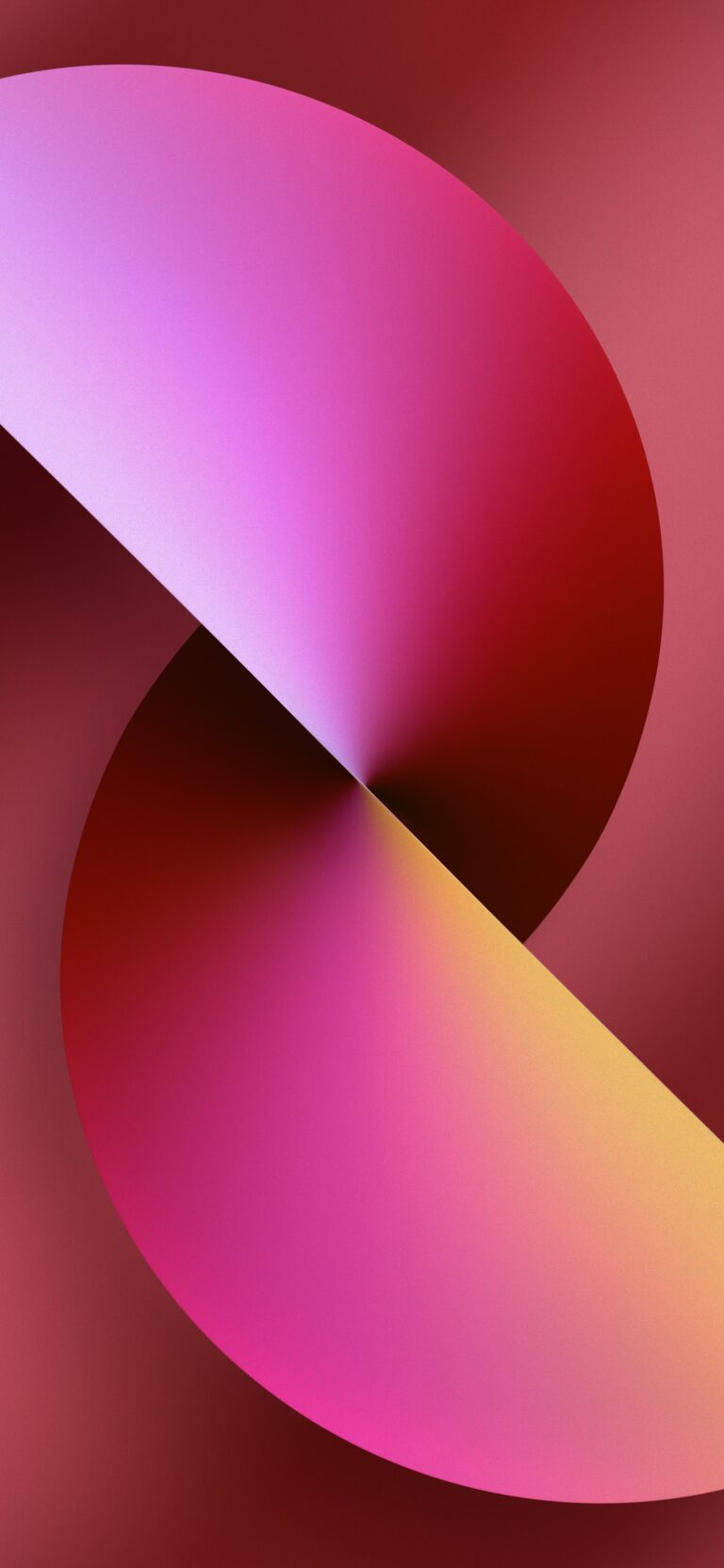 Default wallpaper of iPhone 13 Twist RED (Light) | LIVE Wallpaper