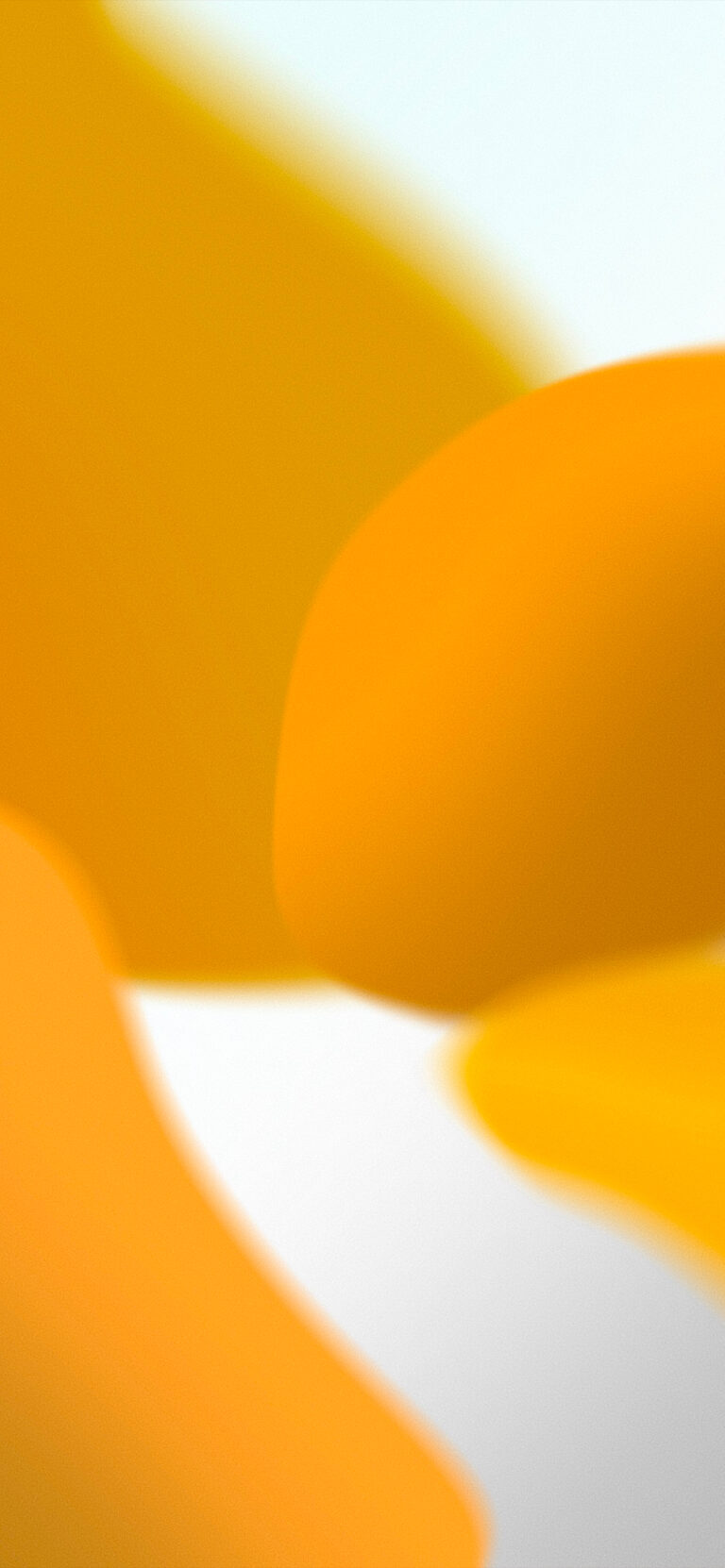 Default wallpaper of iOS 15 – Recreated – Yellow (Light)