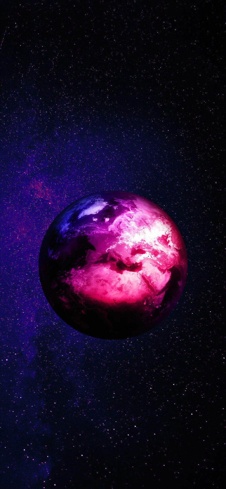 Default wallpaper of Purple World