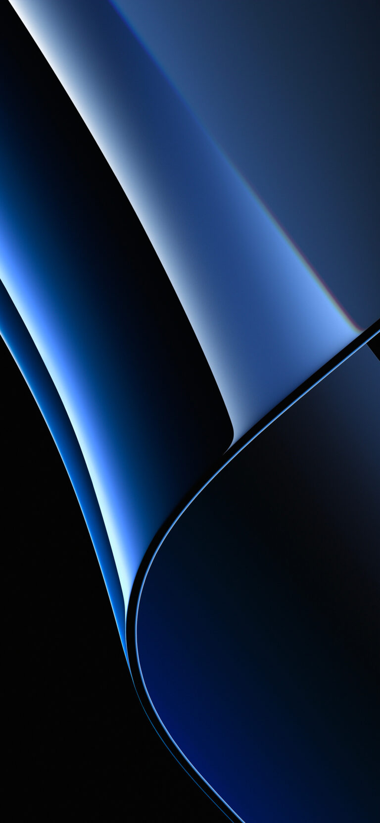 Default wallpaper of New 2021 MacBook Pro (Chroma-Blu Dark) Stock Wallpaper in Ultra HD