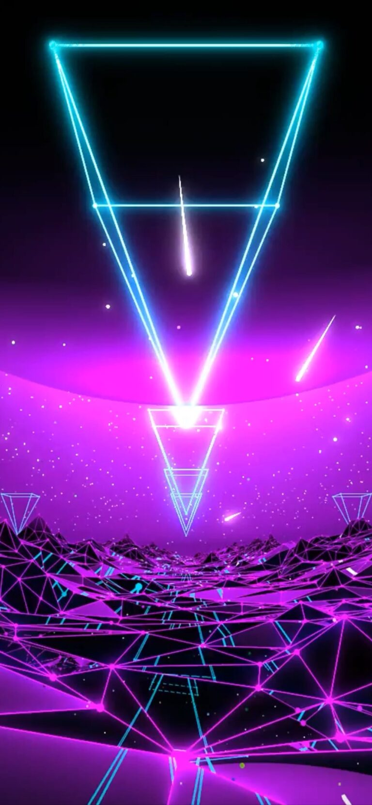 Default wallpaper of Triangles | LIVE Wallpaper