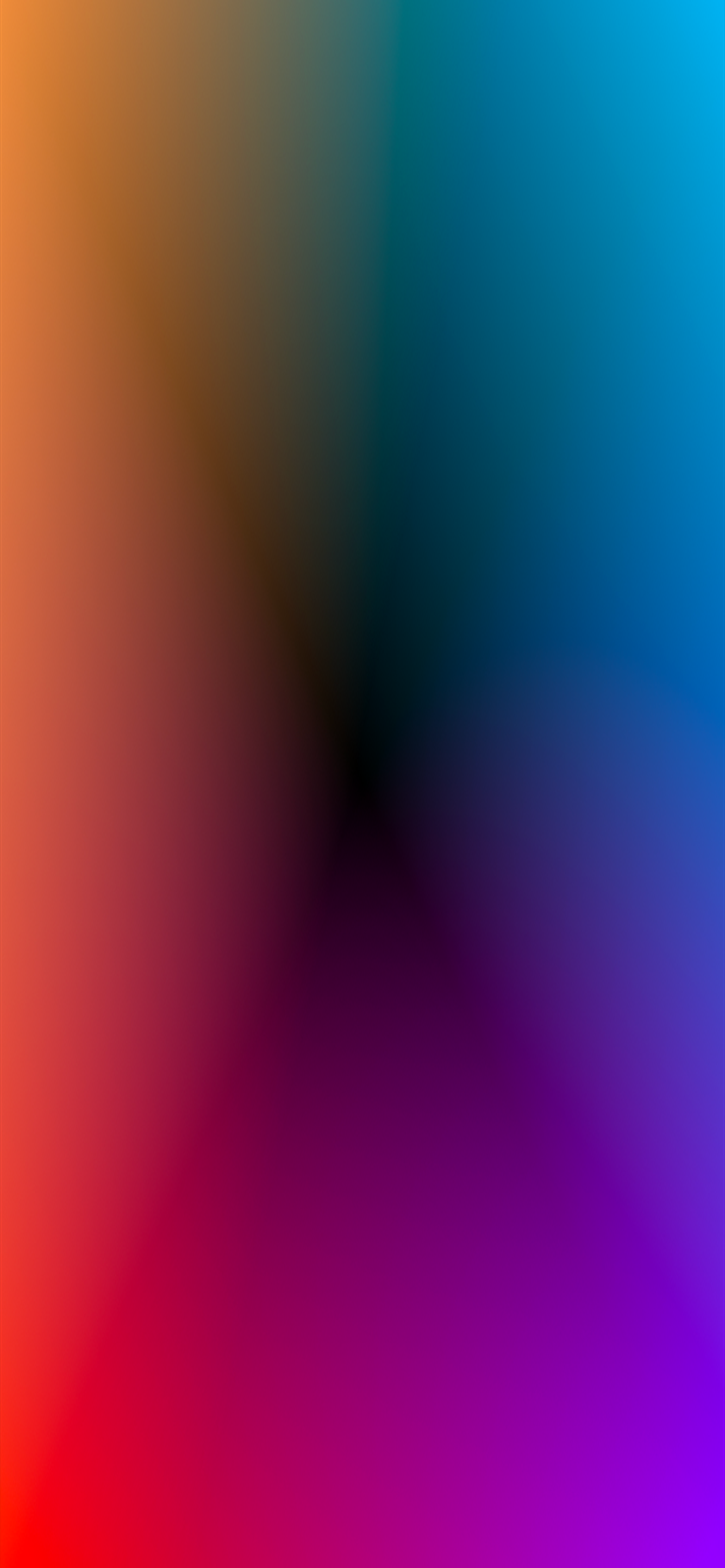 Default wallpaper of Rainbow Radial Gradient