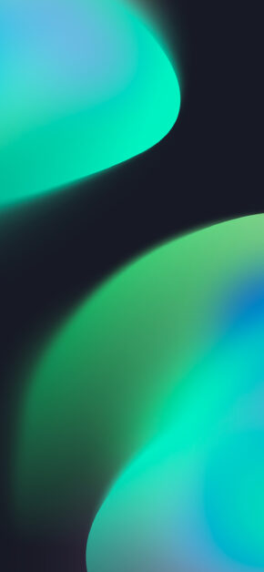 iOS 16 – Concept Wallpaper (Green – Dark)