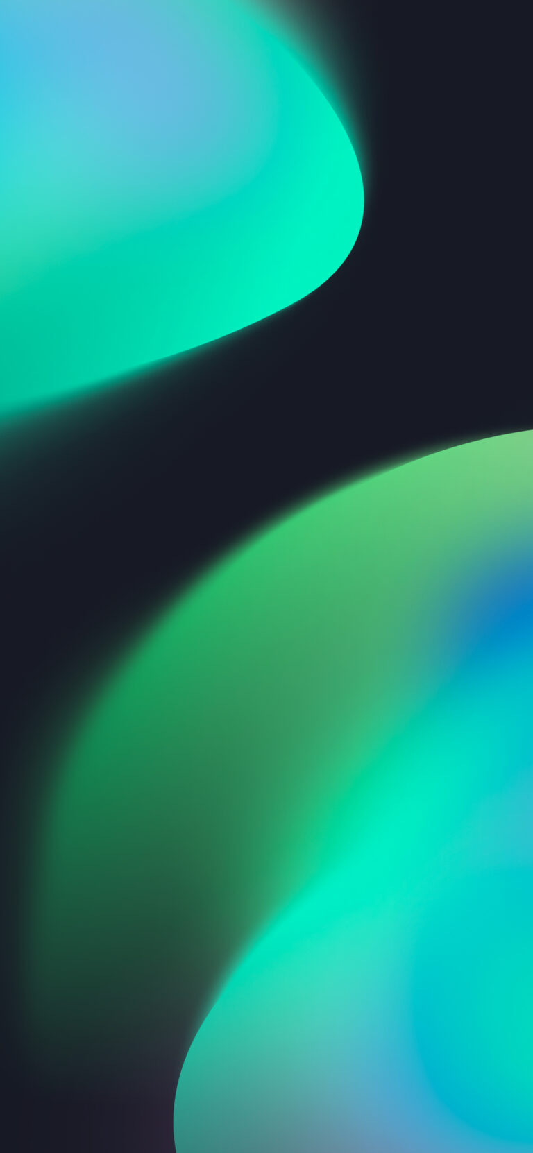 iOS 16 - Concept Wallpaper (Green - Dark) - Wallpapers Central