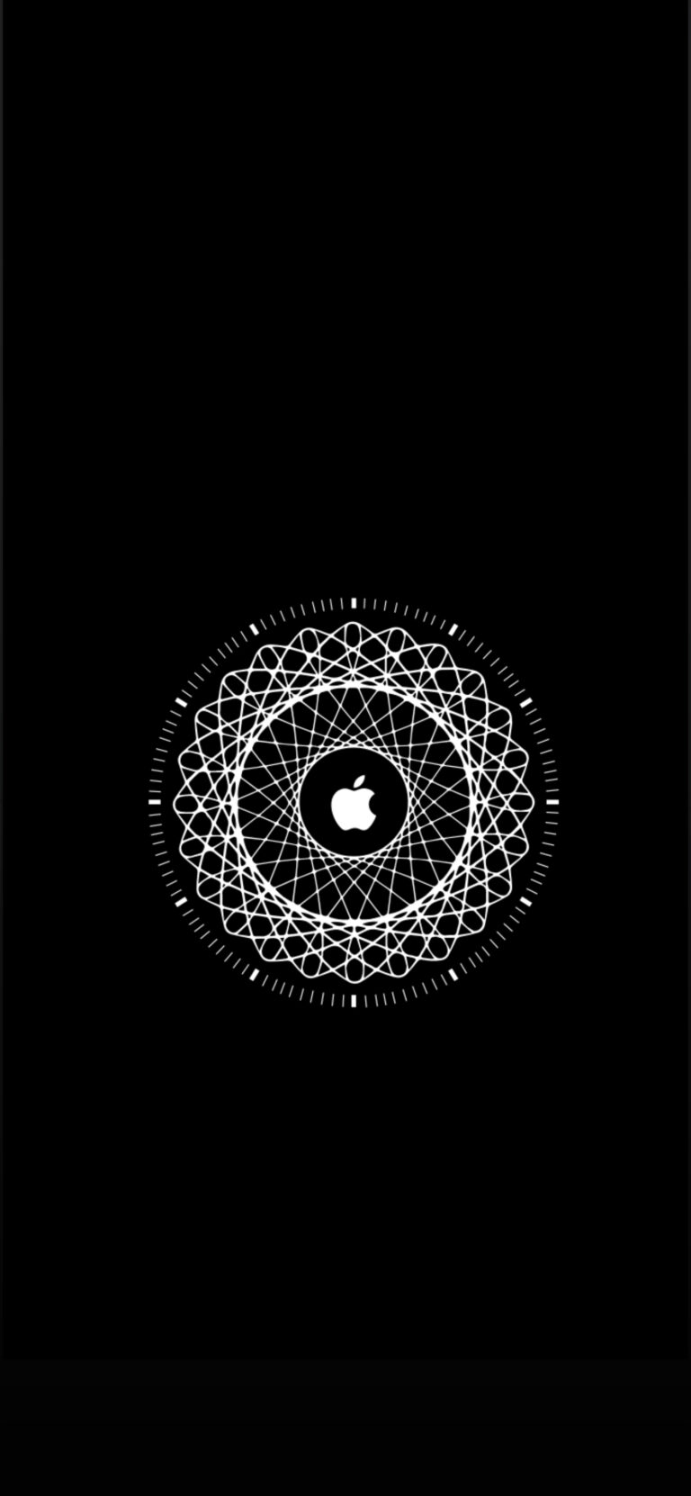 Default wallpaper of Connecting Apple Watch