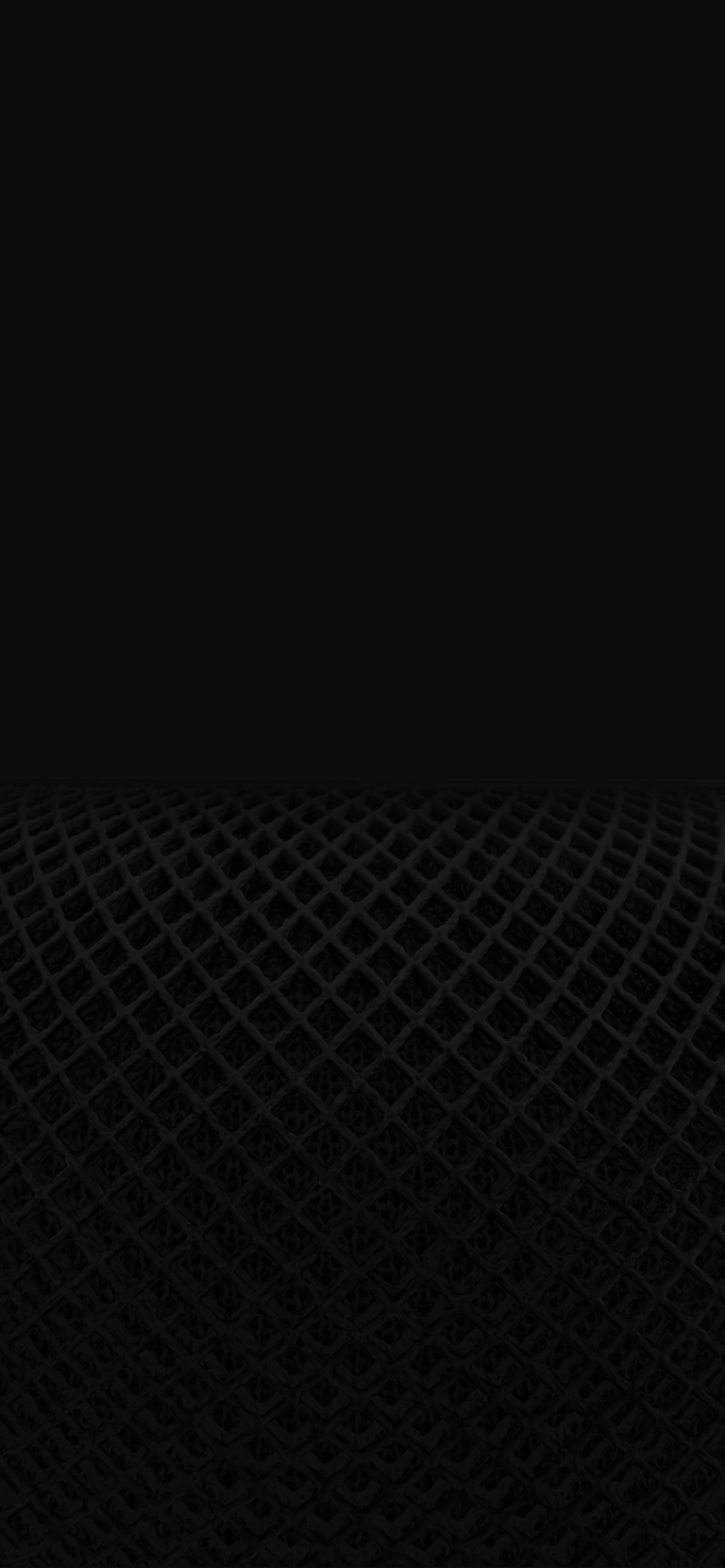 Default wallpaper of HomePod Mini – Black