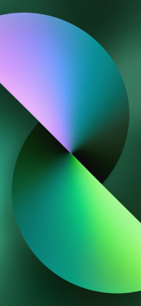 iPhone 13 Stock Wallpaper – Twist – Green Light | LIVE Wallpaper