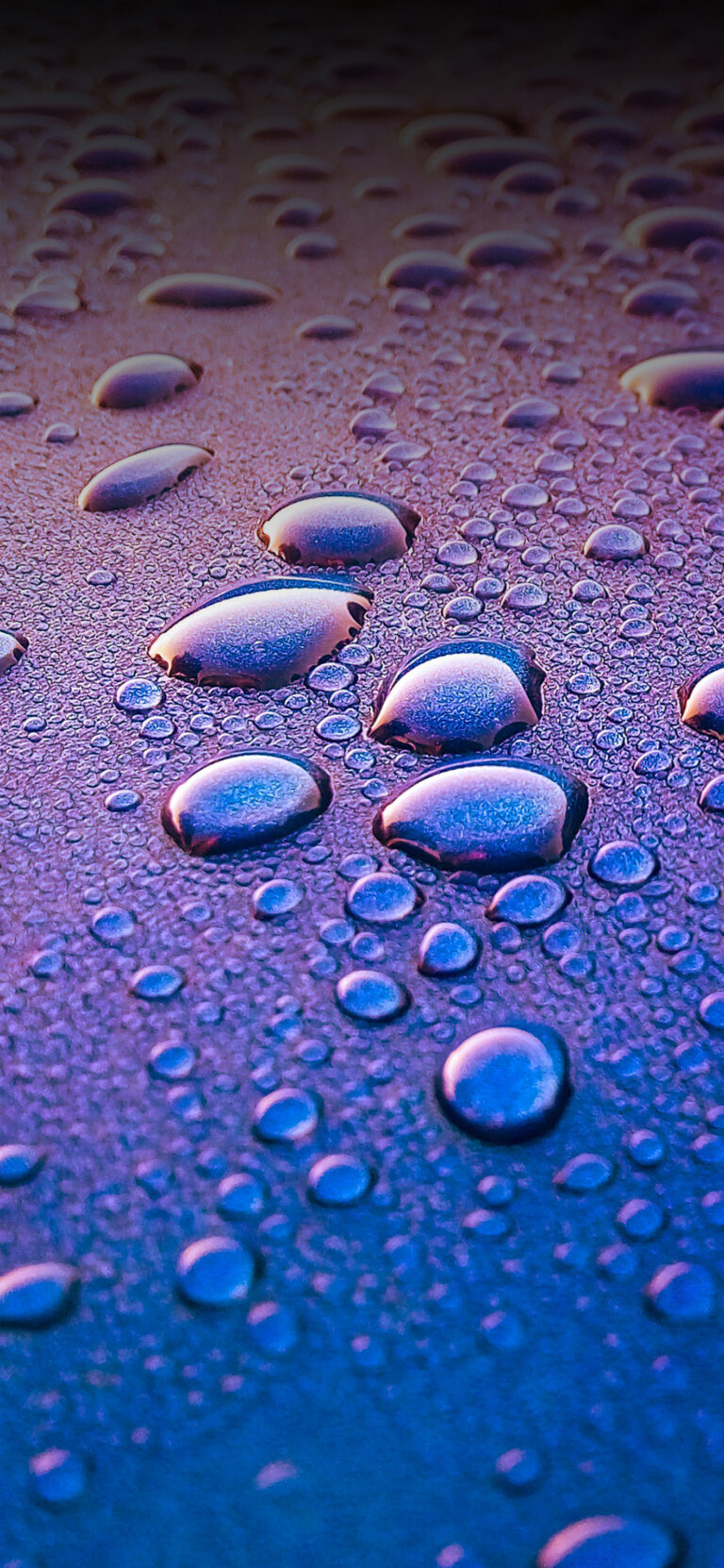 Default wallpaper of Purple Drops