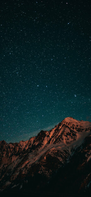 Mountain In Night