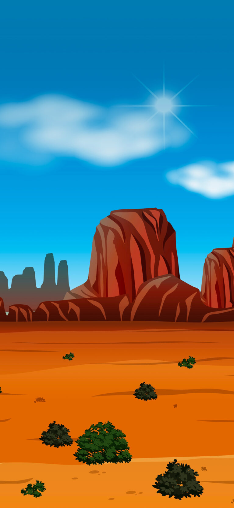 Default wallpaper of Desert | Vector Day