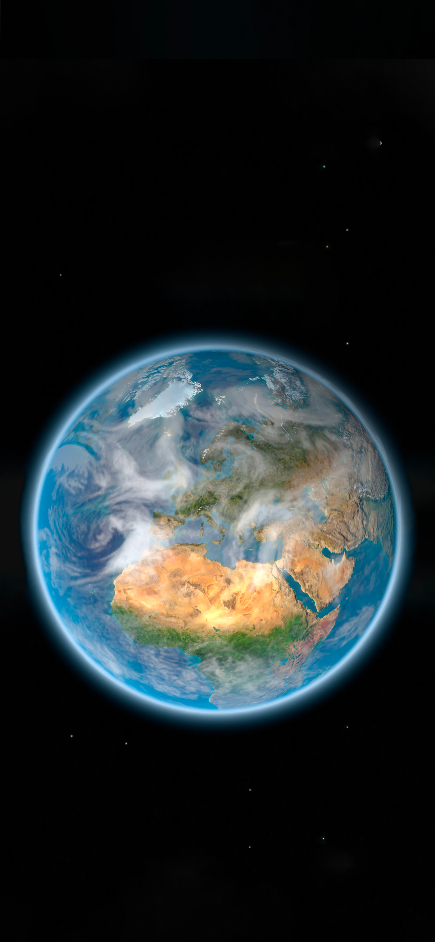 iOS 16 - Earth (Day View) - Europe - Wallpapers Central