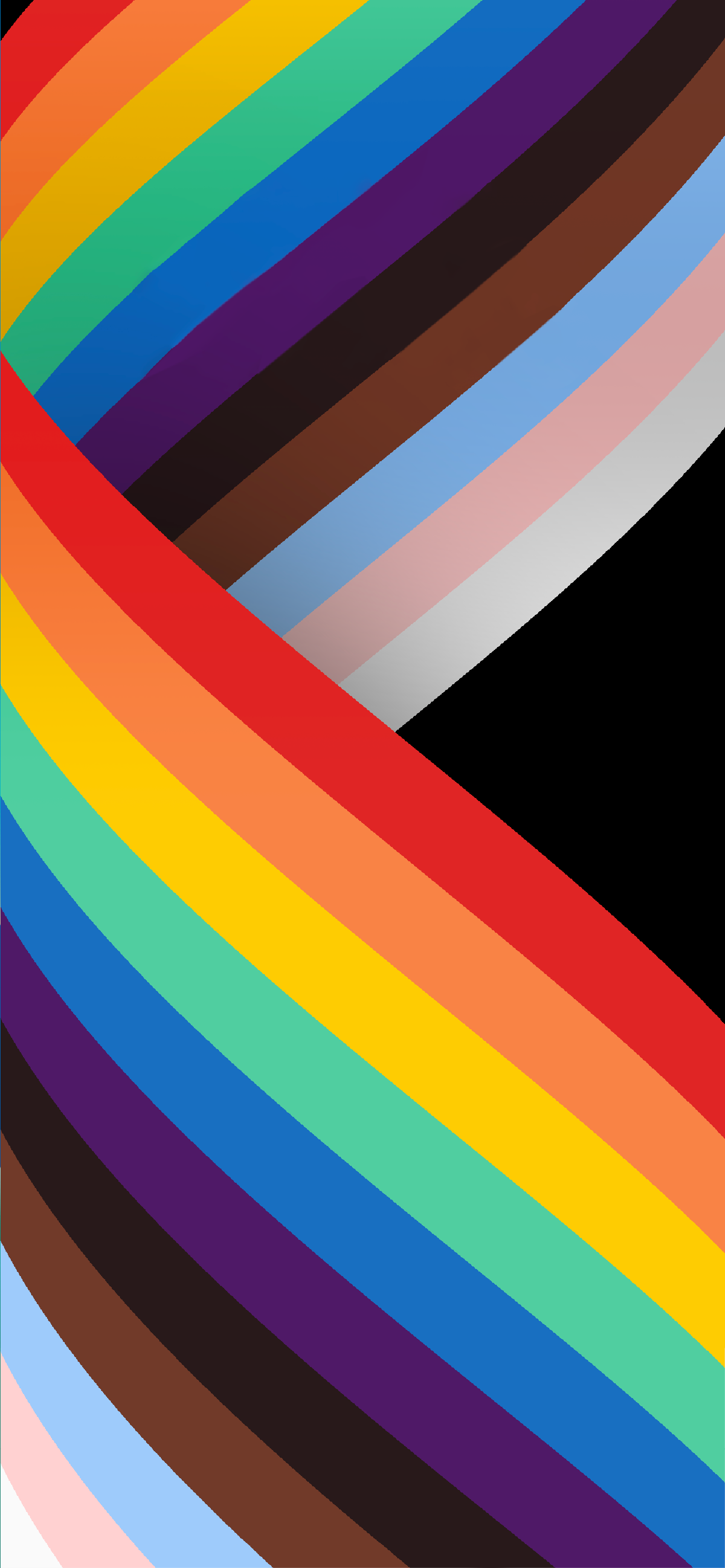 iOS 16 - Official Stock Wallpaper - Pride LockScreen - Wallpapers Central