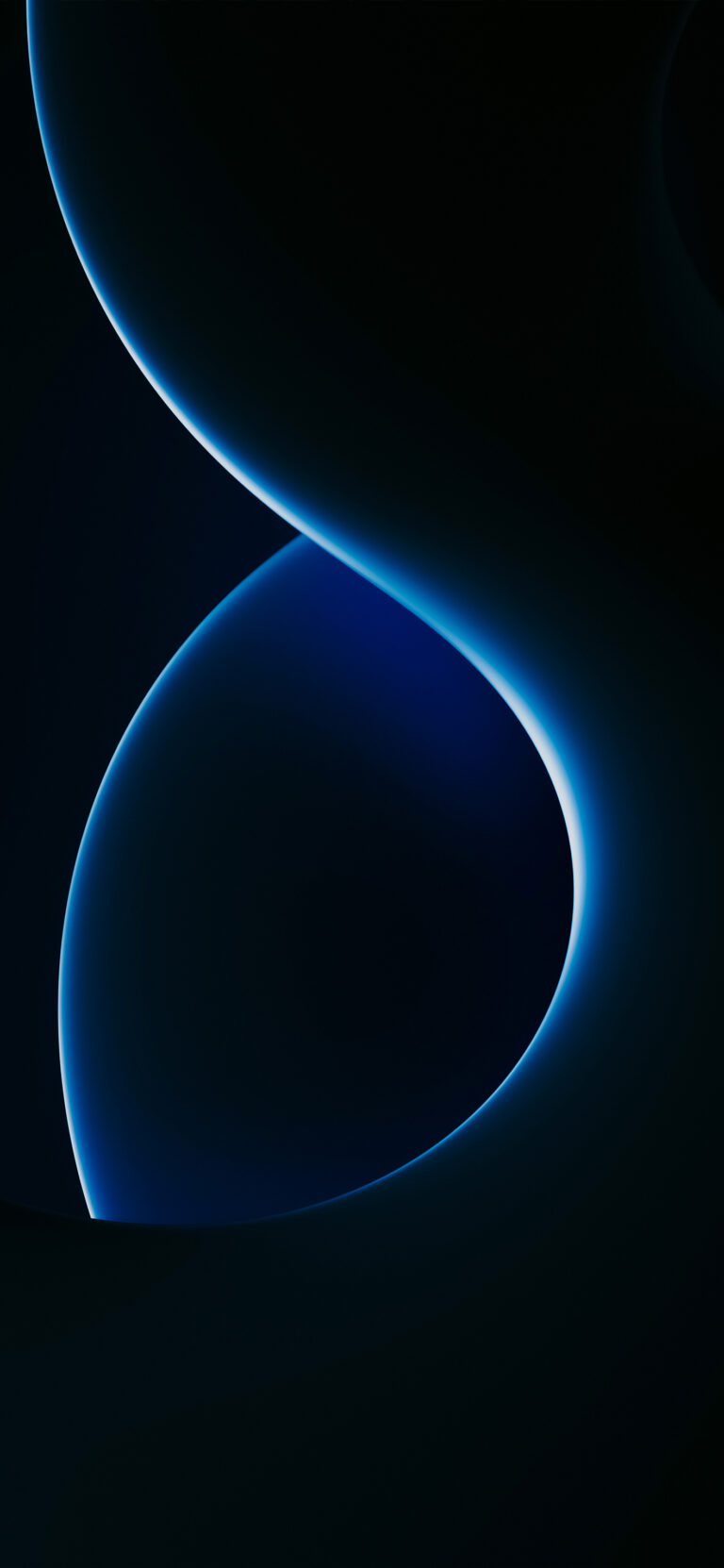 Default wallpaper of Dark Blue Lines