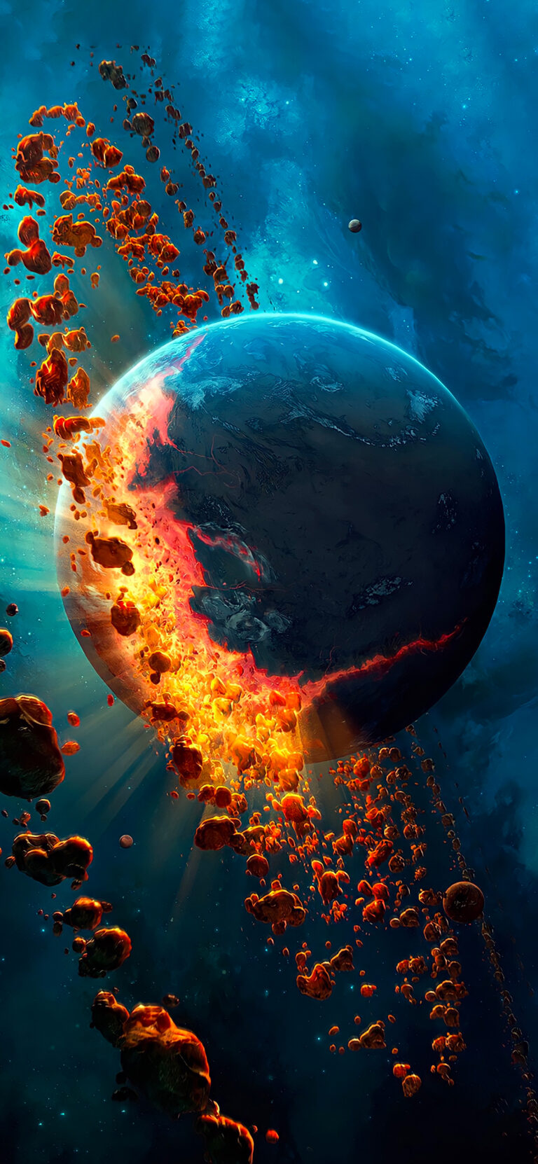 Default wallpaper of Planet Explosion