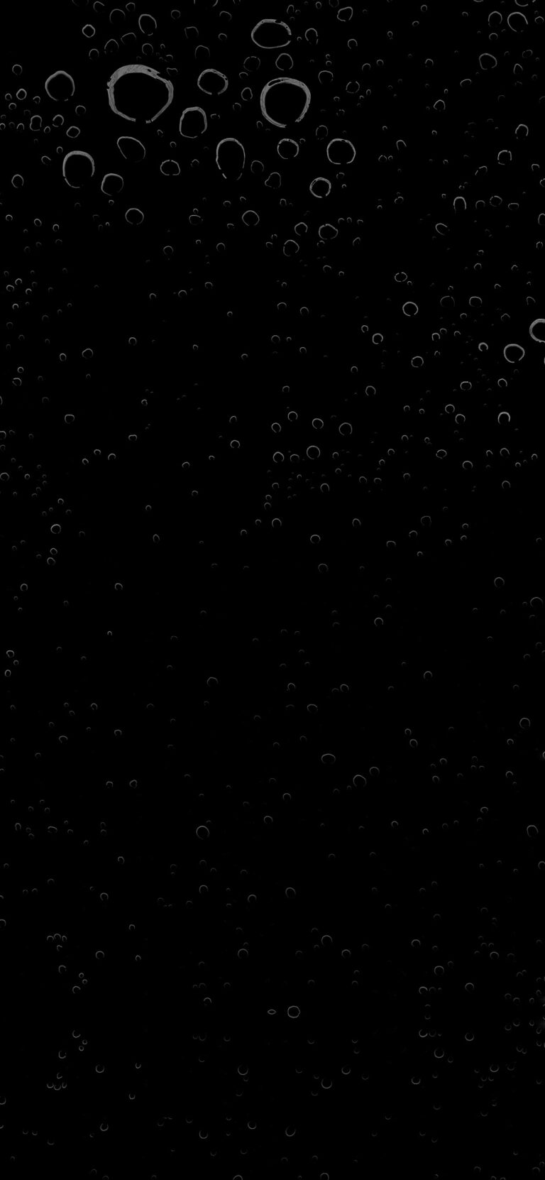 Default wallpaper of iOS 6 Bubbles Dark wallpaper