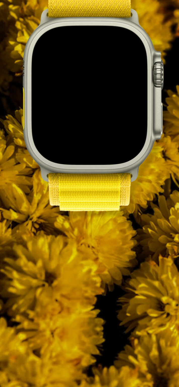 Apple Watch Ultra Yellow - Wallpapers Central