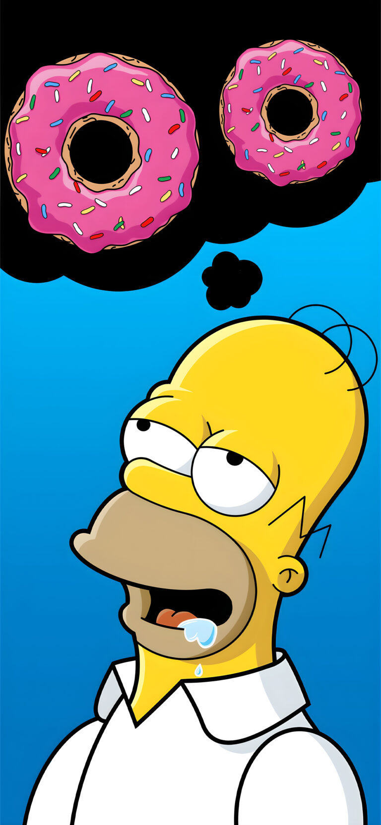 Default wallpaper of Homer | Fit the Dynamic Island