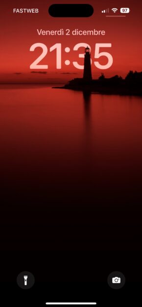 Lighthouse on Red | Depth Effect