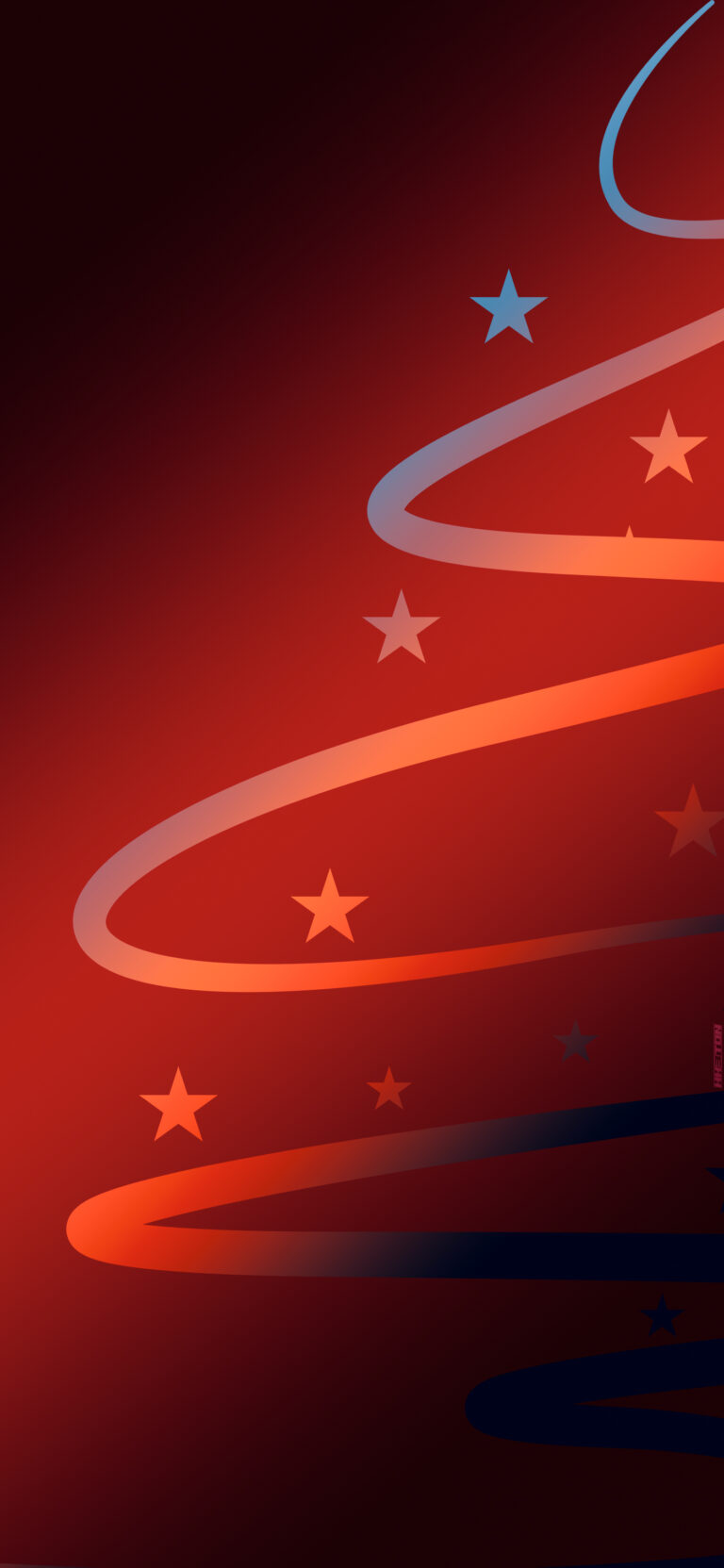 Default wallpaper of Christmas in Red