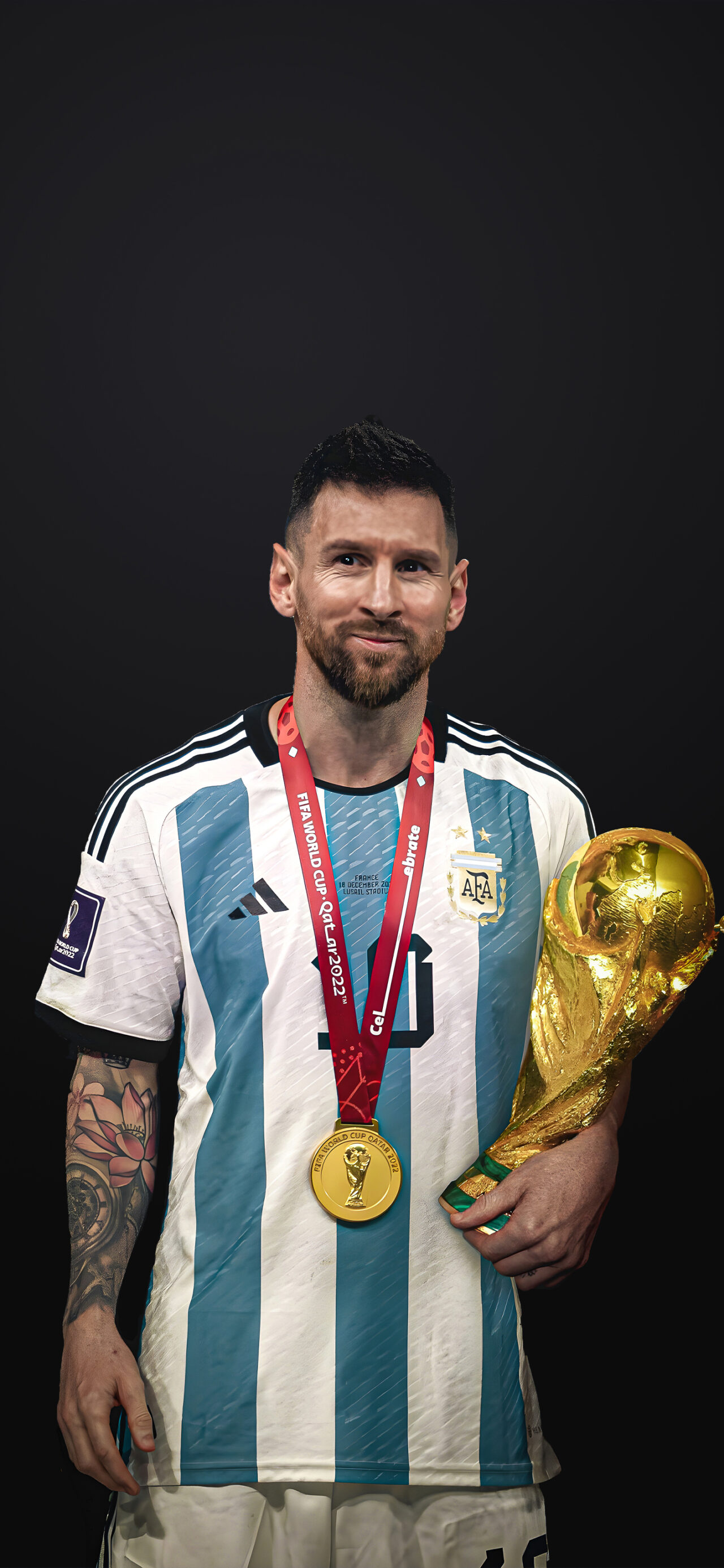 Messi World Cup 2022 | Depth Effect - Wallpapers Central