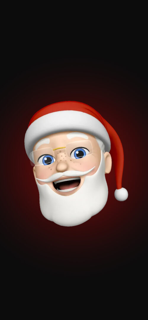 Sfondo Santa Claus Memoji 2022
