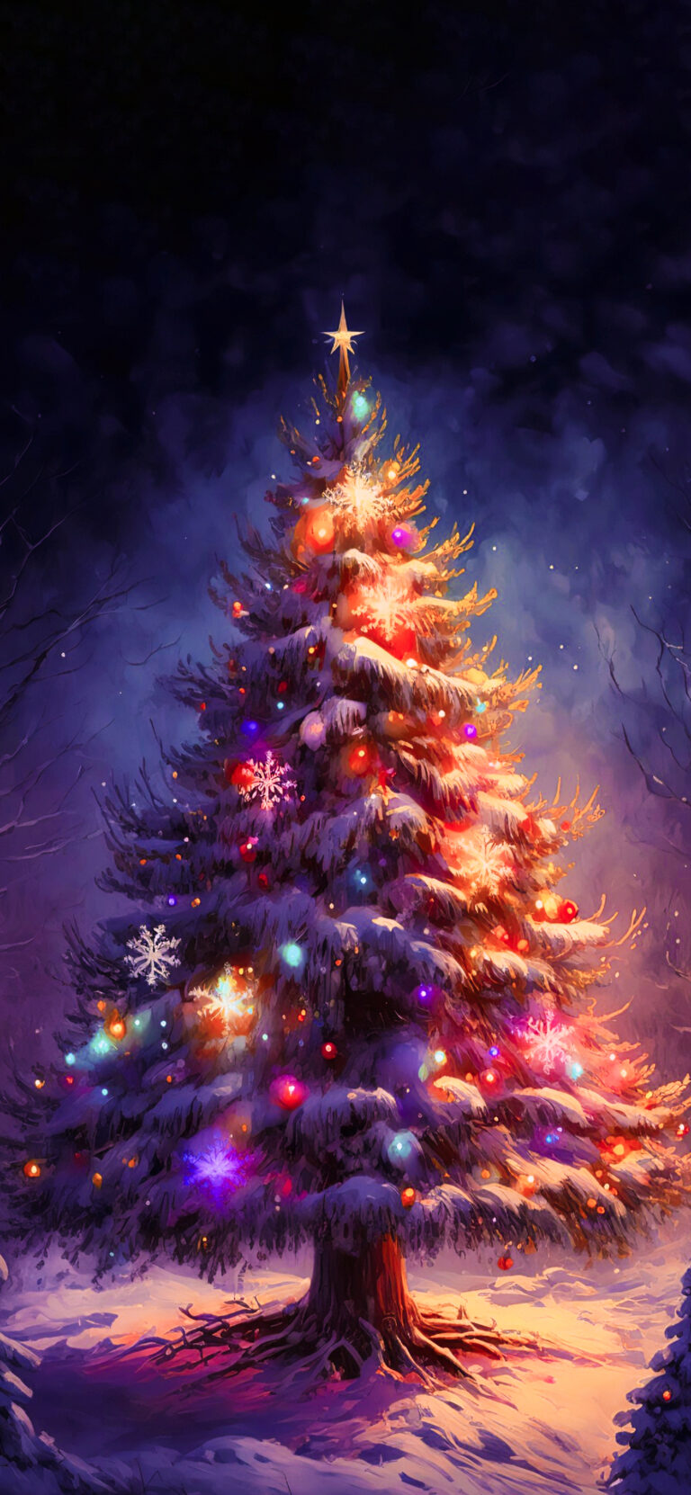 Default wallpaper of Colorful Christmas