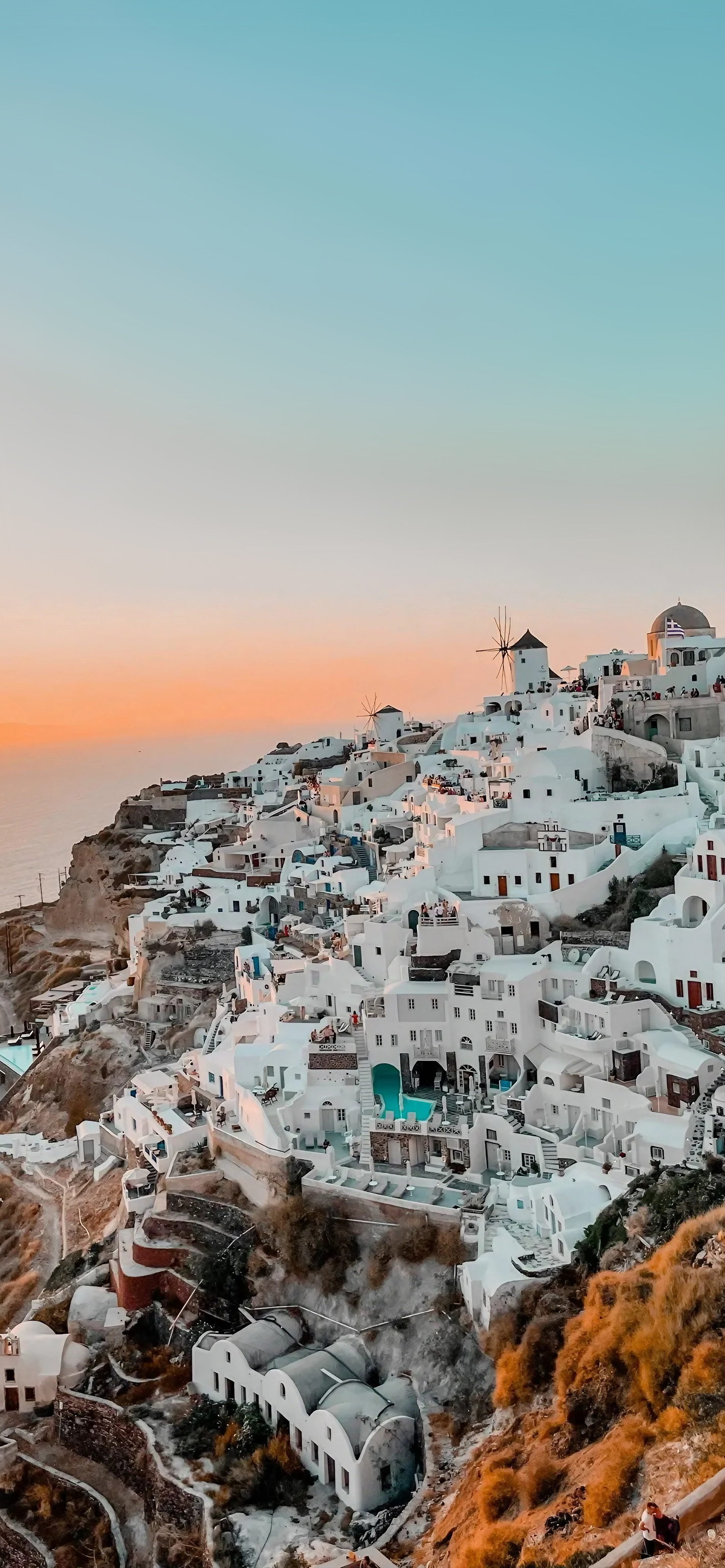 Washington Wallcoverings 269 Santorini Sunset Wallpaper