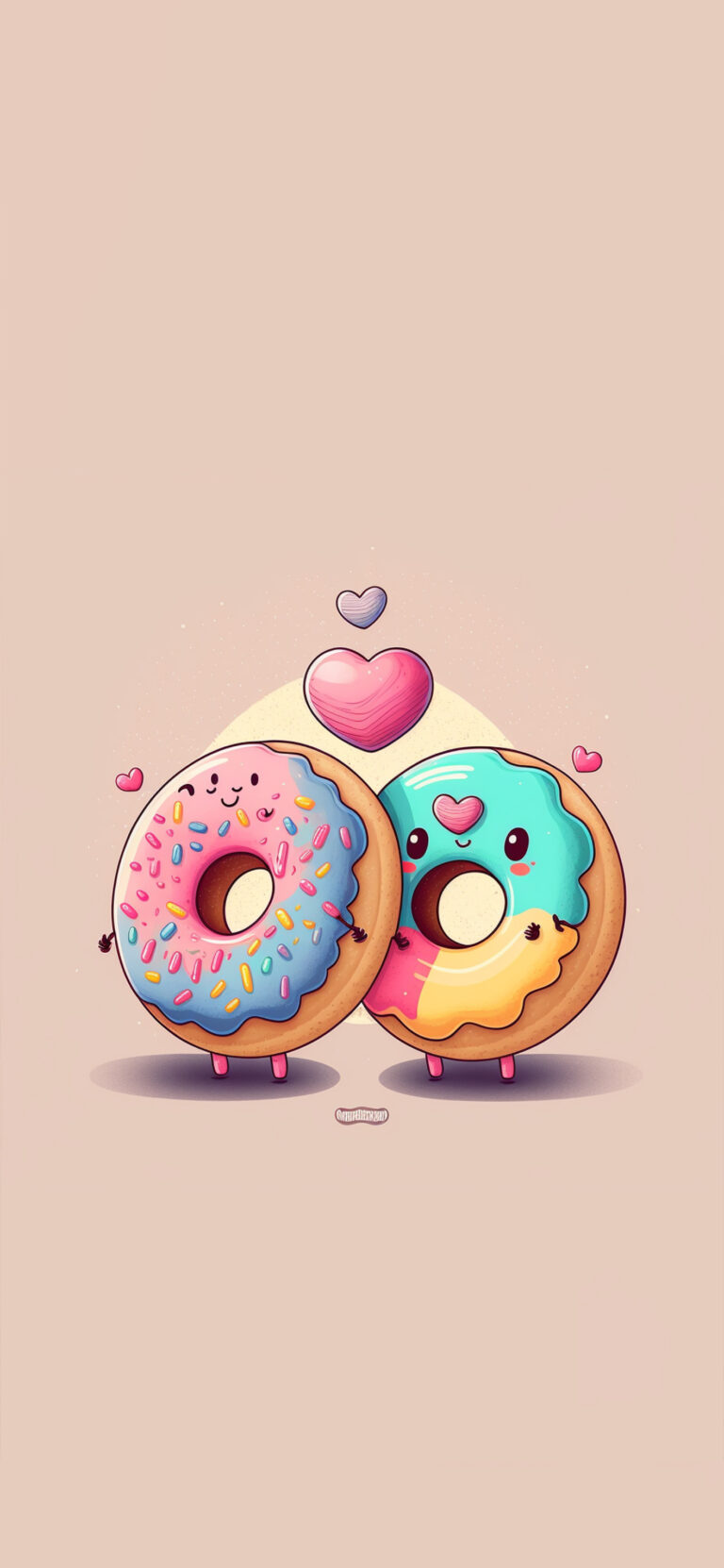 Default wallpaper of Donuts Couple | Valentine’s Day