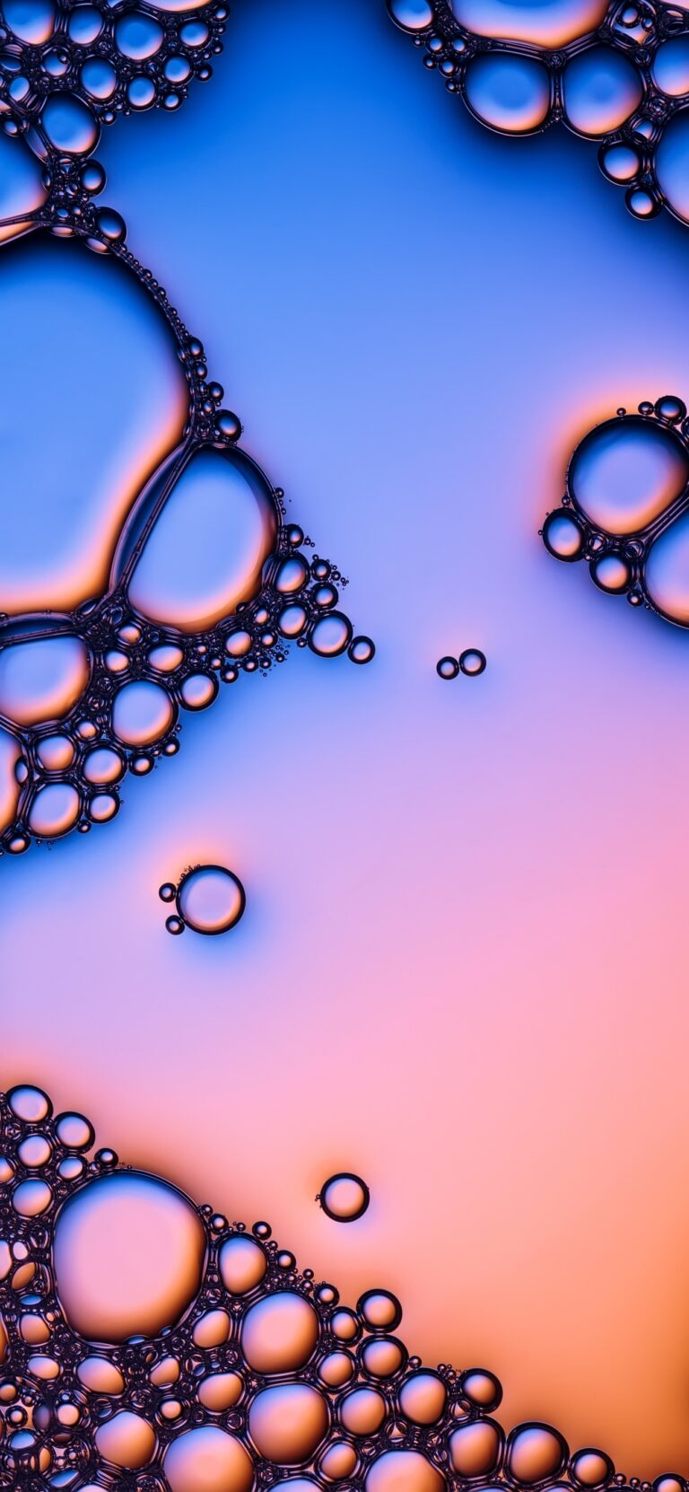 Default wallpaper of Micro Bubbles