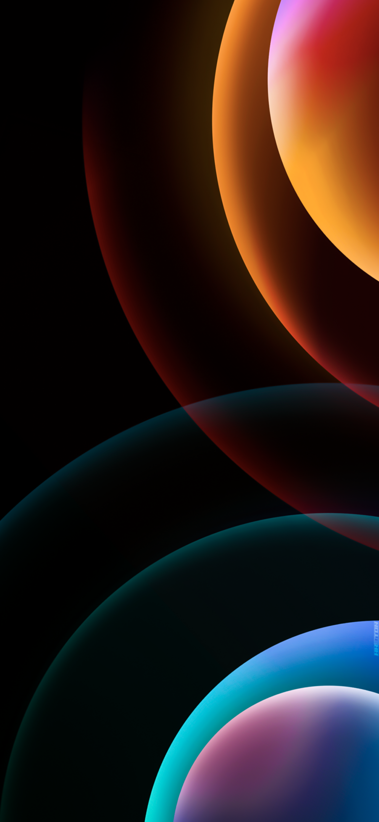 Default wallpaper of Color Waves