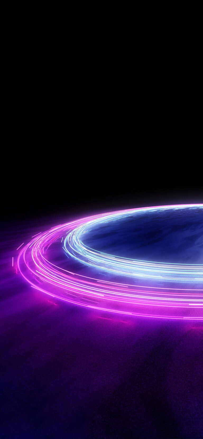 Default wallpaper of Apple Campus – Purple Neon