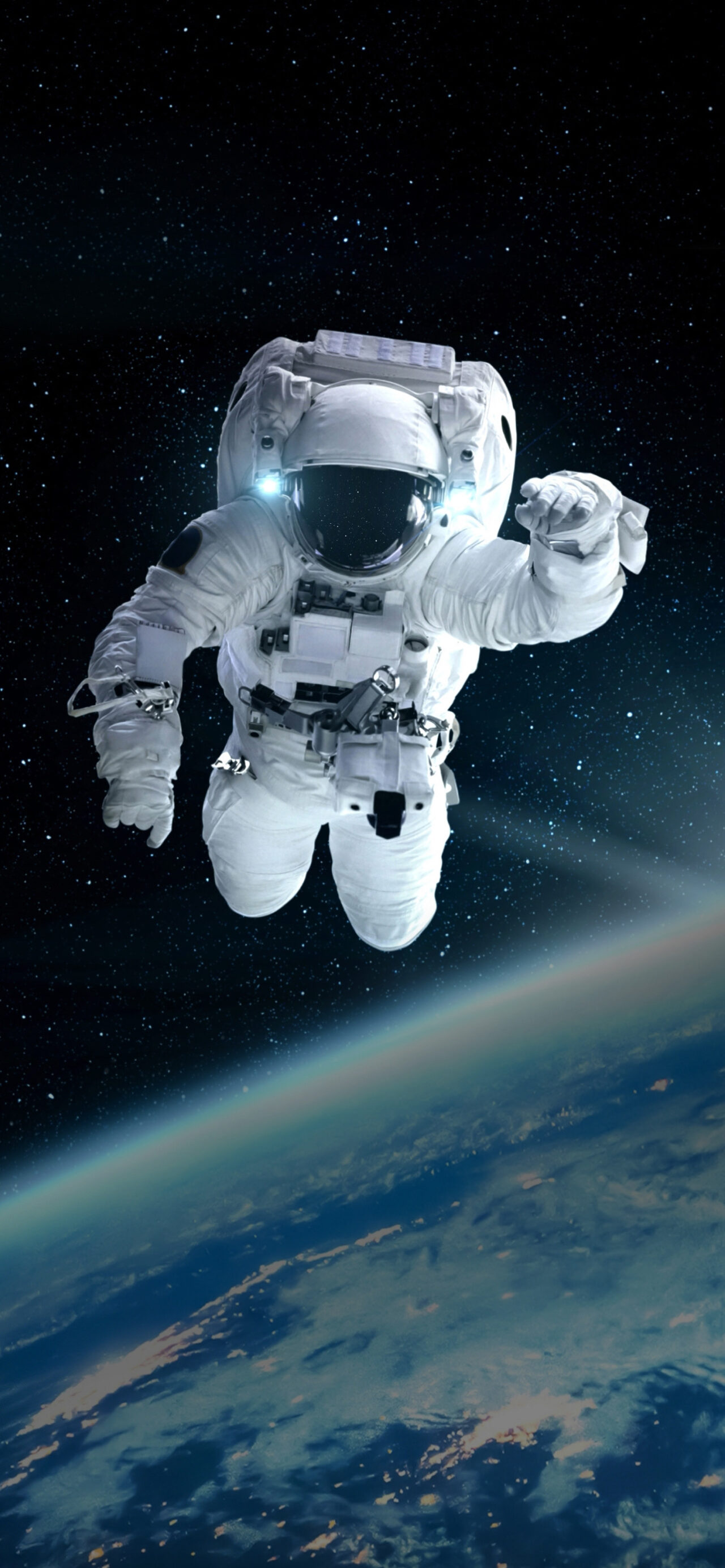 Astronaut in the Space | Depth Effect - Wallpapers Central