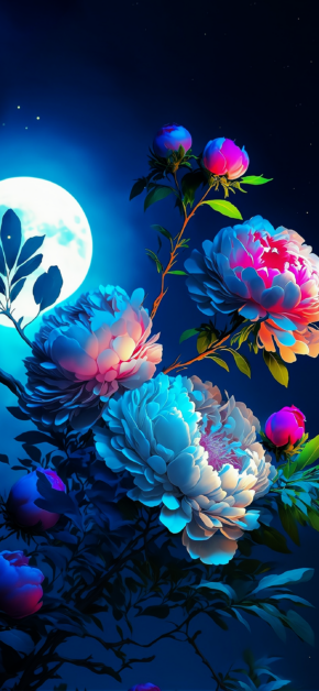Neon Flowers 3