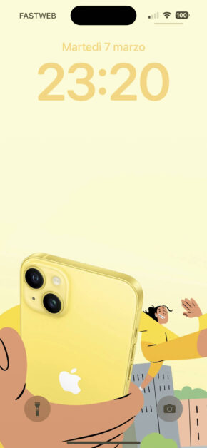 iPhone 14 Yellow by @iSpazio