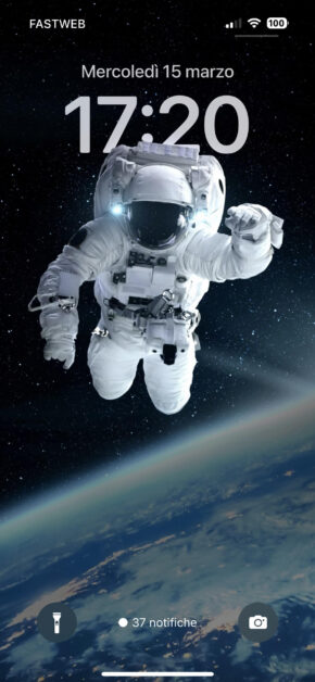 Astronaut in the Space | Depth Effect