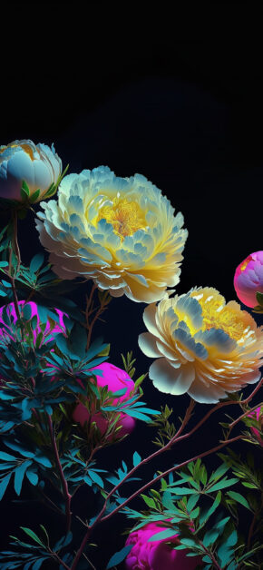 Neon Flowers 2
