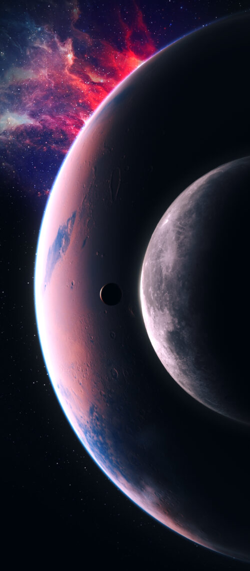 Planets - Tecno Camon 19 Stock Wallpaper