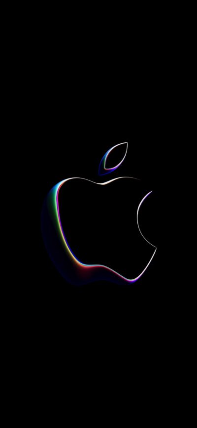 Apple logo rainbow 3 iPhone Wallpapers Free Download