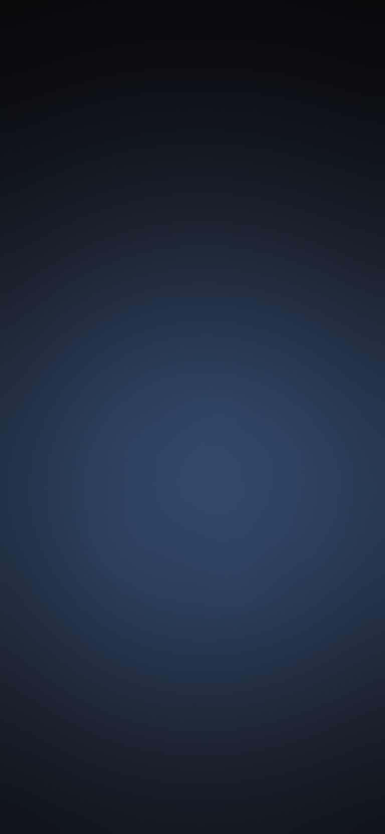 Default wallpaper of Deeper Blue | Gradient