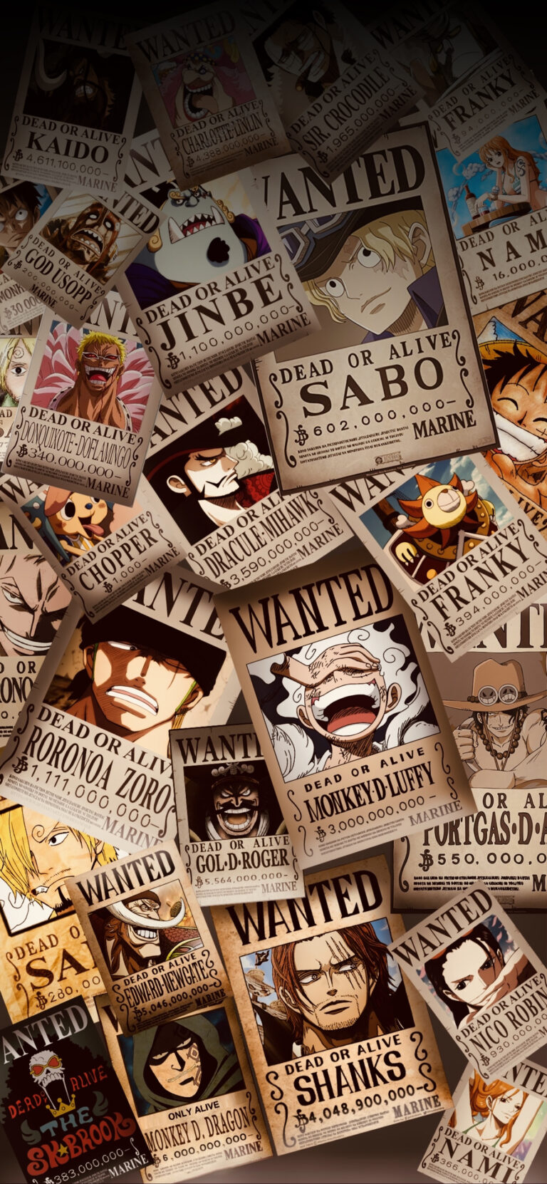 Default wallpaper of One Piece