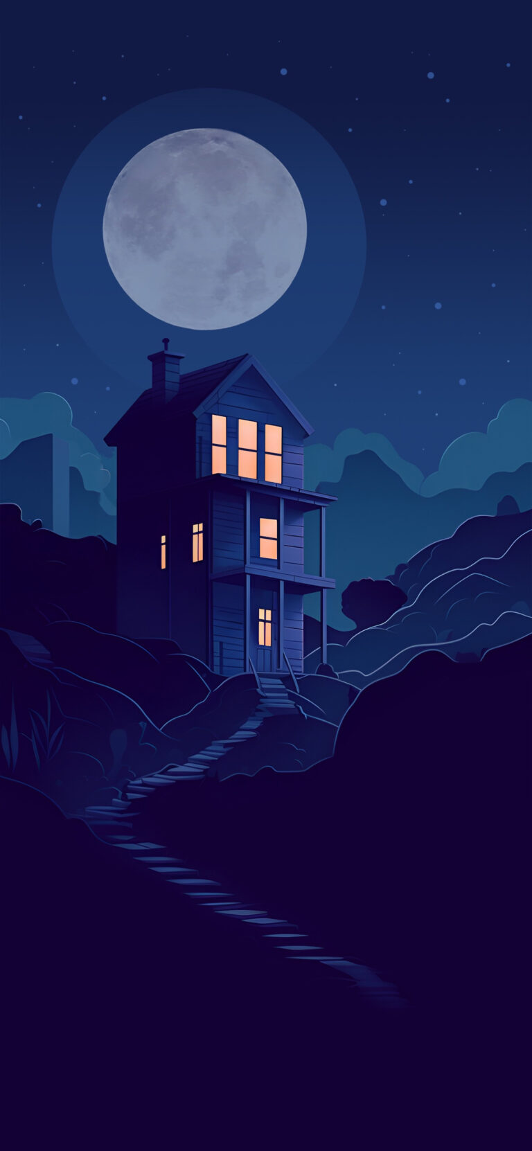 Default wallpaper of Lonely Motel | Vector