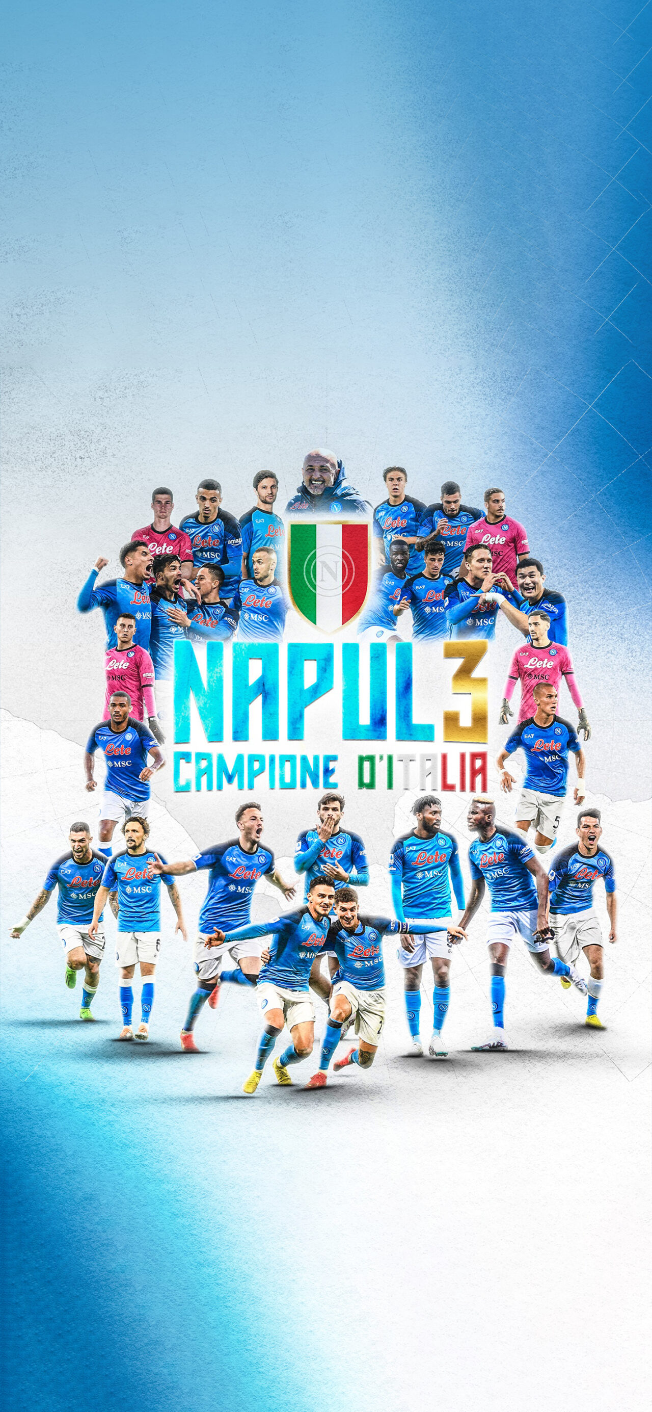 Napoli Campioni Ditalia Official Wallpaper Wallpapers Central