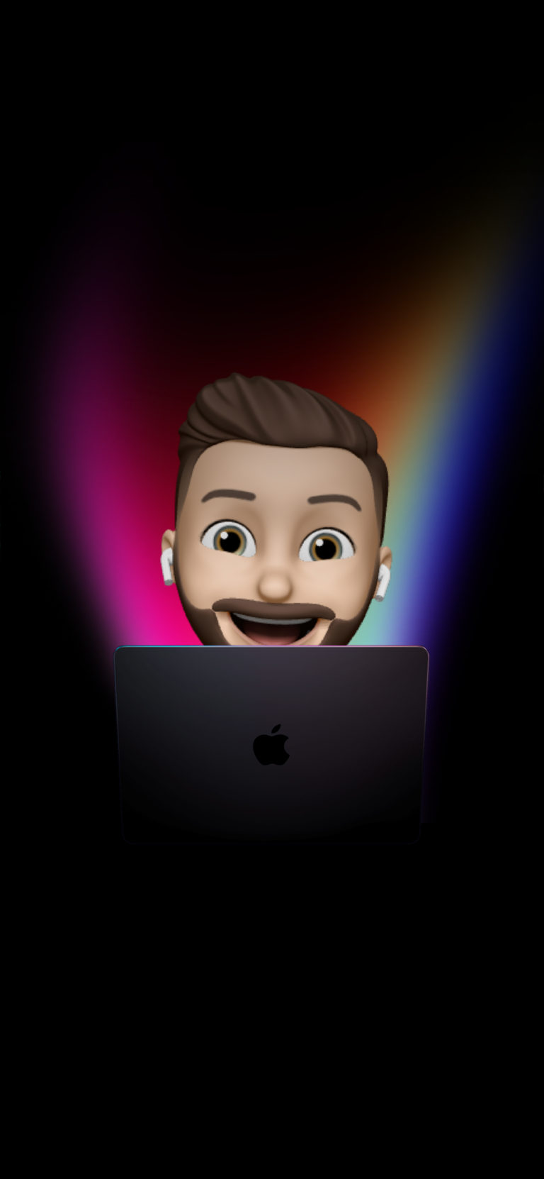 Default wallpaper of meWWDC23 © Shortcut – Create a custom WWDC wallpaper using your own Memoji