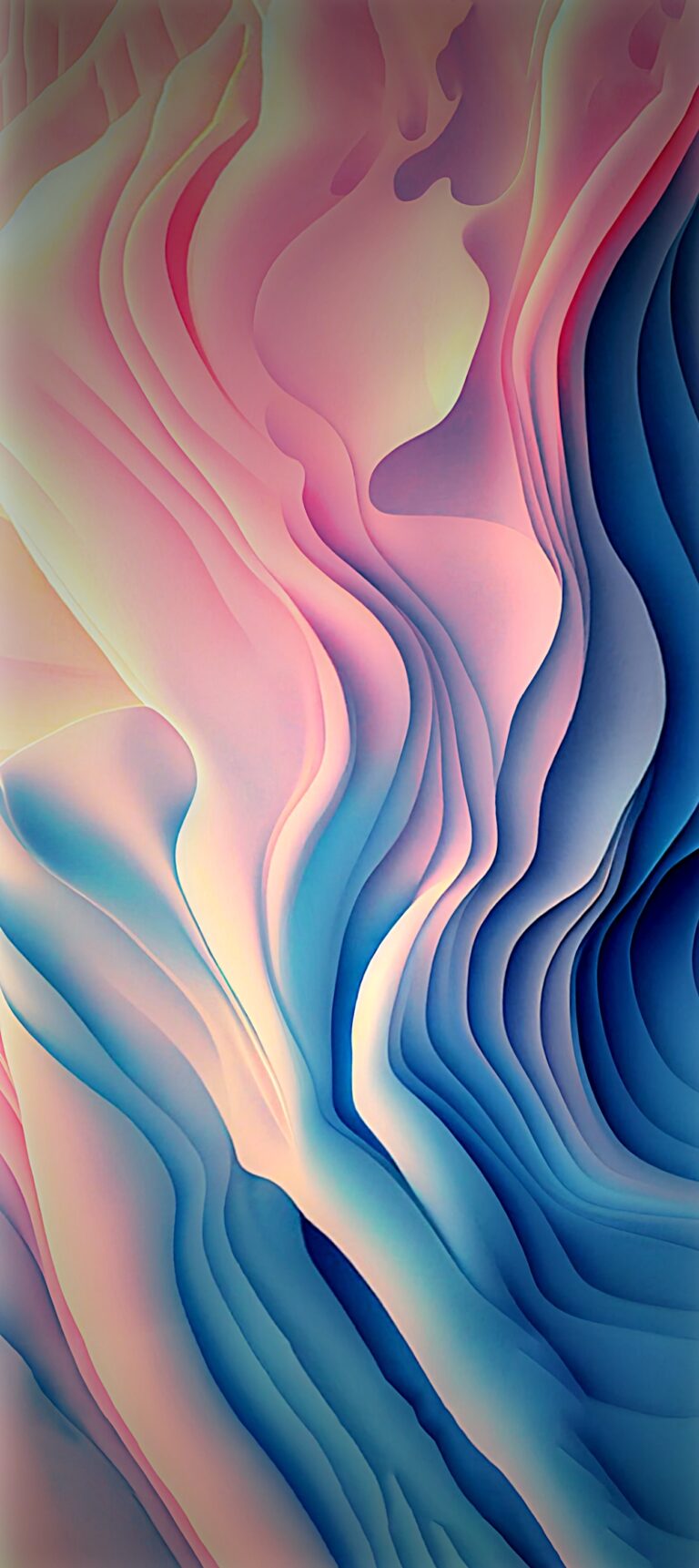 Default wallpaper of Cotton Candy Waves